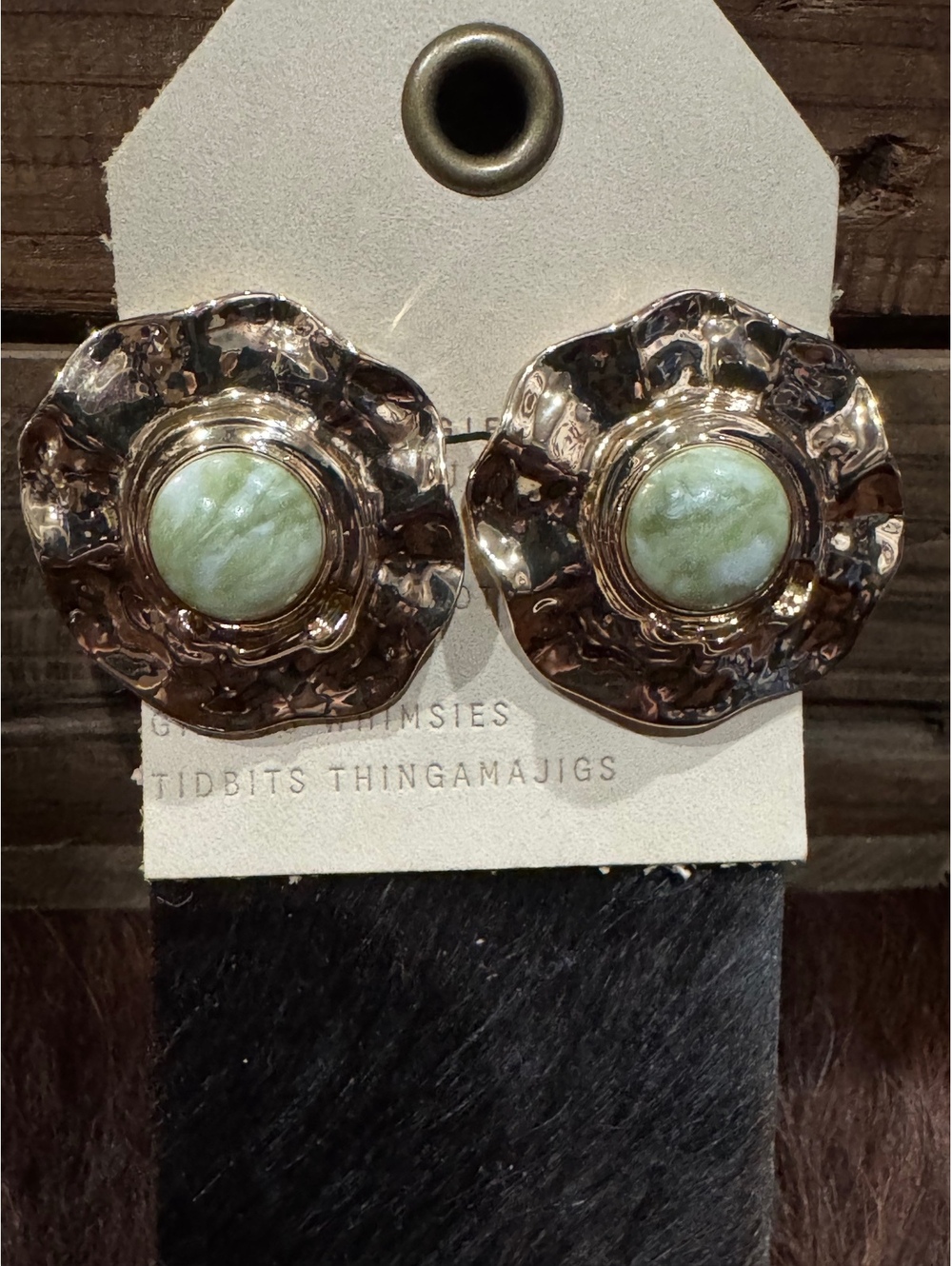 NEW Anthropologie Gold-Tone Statement Earrings